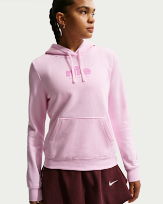 nike sportswear club fleece Женский пуловер с капюшоном и рисунком nike sportswear club fleece Женский пуловер с капюшоном и рисунком