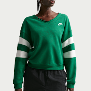 Витрина nike sportswear club fleece Женский свитшот оверсайз с v образным вырезом