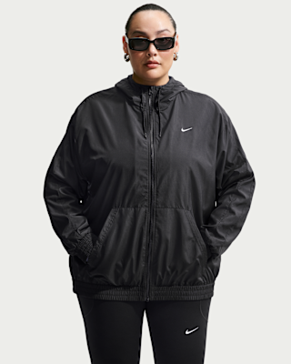 nike sportswear classic wovens Женская свободная куртка с капюшоном от УФ лучей (большие размеры) nike sportswear classic wovens Женская свободная куртка с капюшоном от УФ лучей (большие размеры)