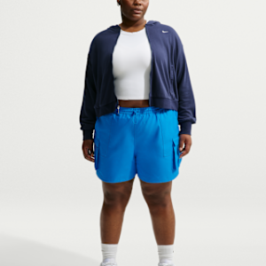 nike sportswear Женские свободные шорты карго со средней посадкой высотой 5 дюймов (большие размеры)