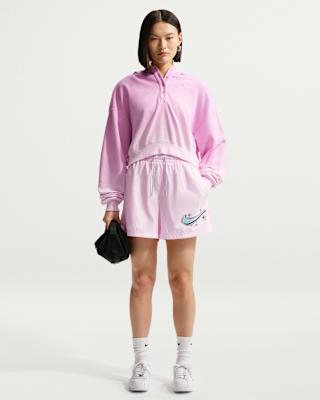 nike sportswear essentials Женские тканые шорты со средней посадкой nike sportswear essentials Женские тканые шорты со средней посадкой