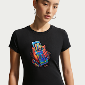 nike sportswear chill knit Женская узкая укороченная футболка