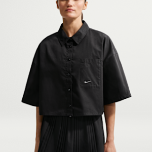 nike sportswear chill poplin Женский топ оверсайз