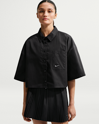nike sportswear chill poplin Женский топ оверсайз nike sportswear chill poplin Женский топ оверсайз