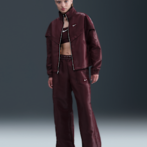 Home nike sportswear windrunner Женские блестящие брюки