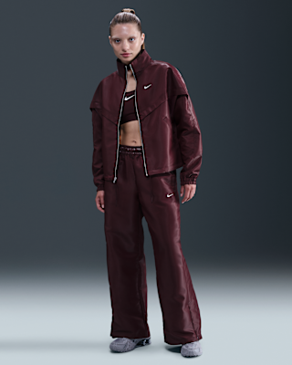 nike sportswear windrunner Женские блестящие брюки nike sportswear windrunner Женские блестящие брюки