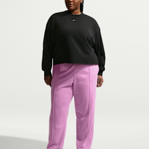 Home nike sportswear chill terry Женские брюки из френч терри со средней посадкой и открытым подолом (большие размеры)