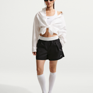 nike sportswear chill poplin Женские свободные шорты со средней посадкой