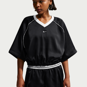 nike sportswear Женский атласный топ оверсайз