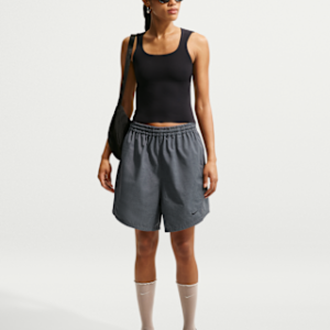 Витрина nike sportswear Женские тканые шорты оверсайз со средней посадкой