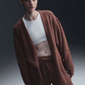 nike sportswear phoenix cozy bouclé Женский вязаный кардиган оверсайз