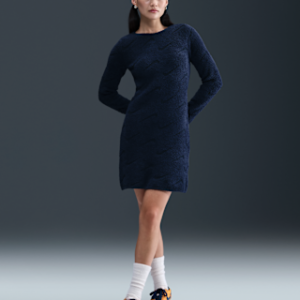 nike sportswear phoenix cozy bouclé Женское узкое трикотажное платье