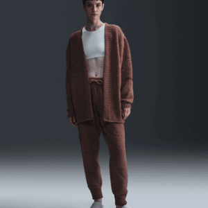 nike sportswear phoenix cozy bouclé Женские трикотажные брюки оверсайз с завышенной талией