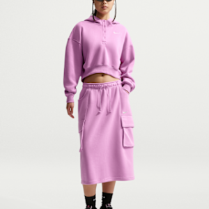 Home nike sportswear phoenix fleece Женская юбка миди карго