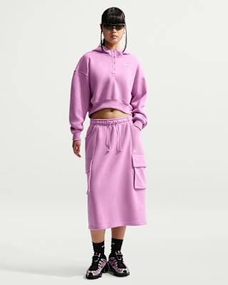 nike sportswear phoenix fleece Женская юбка миди карго nike sportswear phoenix fleece Женская юбка миди карго