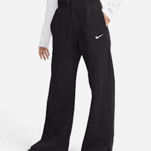 nike sportswear phoenix fleece Женские широкие спортивные штаны с высокой талией