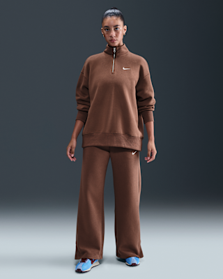 nike sportswear phoenix fleece Женские широкие спортивные штаны с высокой талией nike sportswear phoenix fleece Женские широкие спортивные штаны с высокой талией