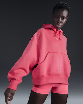 nike sportswear phoenix fleece Женский пуловер с капюшоном оверсайз nike sportswear phoenix fleece Женский пуловер с капюшоном оверсайз