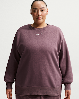 nike sportswear phoenix fleece Женский свободный свитшот с круглым вырезом (большие размеры) nike sportswear phoenix fleece Женский свободный свитшот с круглым вырезом (большие размеры)