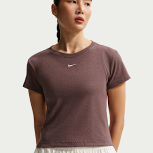 nike sportswear Женская футболка в рубчик с короткими рукавами