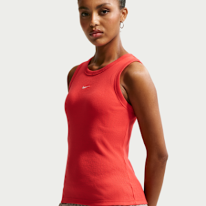 nike sportswear Женская майка в рубчик в обтягивающую рубчиковую полоску