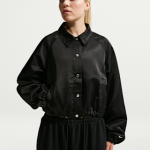 Витрина nike sportswear Женская атласная спортивная куртка оверсайз