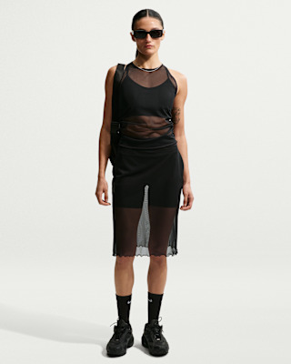 nike sportswear Женская тонкая прозрачная юбка nike sportswear Женская тонкая прозрачная юбка