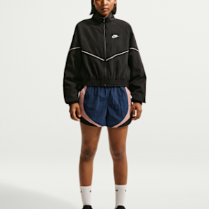 nike sportswear Женские свободные спортивные шорты со средней посадкой (3 дюйма)