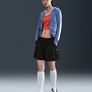 Home nike sportswear Женские свободные шорты карго со средней посадкой шириной 5 дюймов