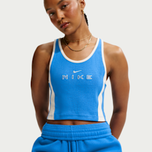 Home nike sportswear Женская узкая майка с графическим рисунком