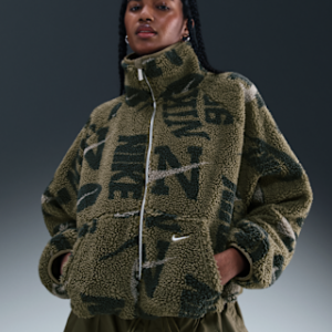 nike sportswear Женская флисовая куртка с высоким ворсом