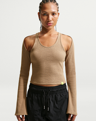 serena williams design crew Женский топ из плотного трикотажа serena williams design crew Женский топ из плотного трикотажа
