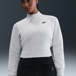 nike tech Женский флисовый экипаж
