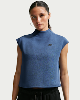 nike sportswear tech fleece Женский топ с короткими рукавами nike sportswear tech fleece Женский топ с короткими рукавами