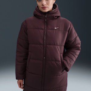 nike sportswear classic Женская свободная парка с капюшоном therma fit