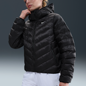 nike sportswear windpuffer Женский пуховик с капюшоном therma fit