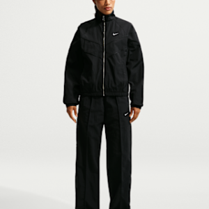 nike sportswear everything wovens Женские брюки с открытой кромкой и средней посадкой