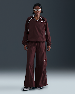 nike sportswear Женские широкие тканые брюки nike sportswear Женские широкие тканые брюки