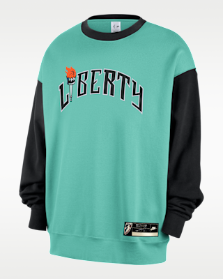 new york liberty court origins Женская флисовая толстовка с круглым вырезом nike wnba new york liberty court origins Женская флисовая толстовка с круглым вырезом nike wnba