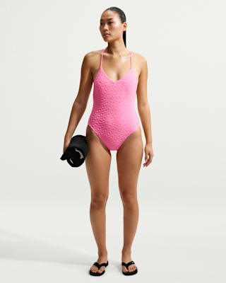 nike swim Женский цельный комбинезон из махровой ткани с y образной спинкой nike swim Женский цельный комбинезон из махровой ткани с y образной спинкой