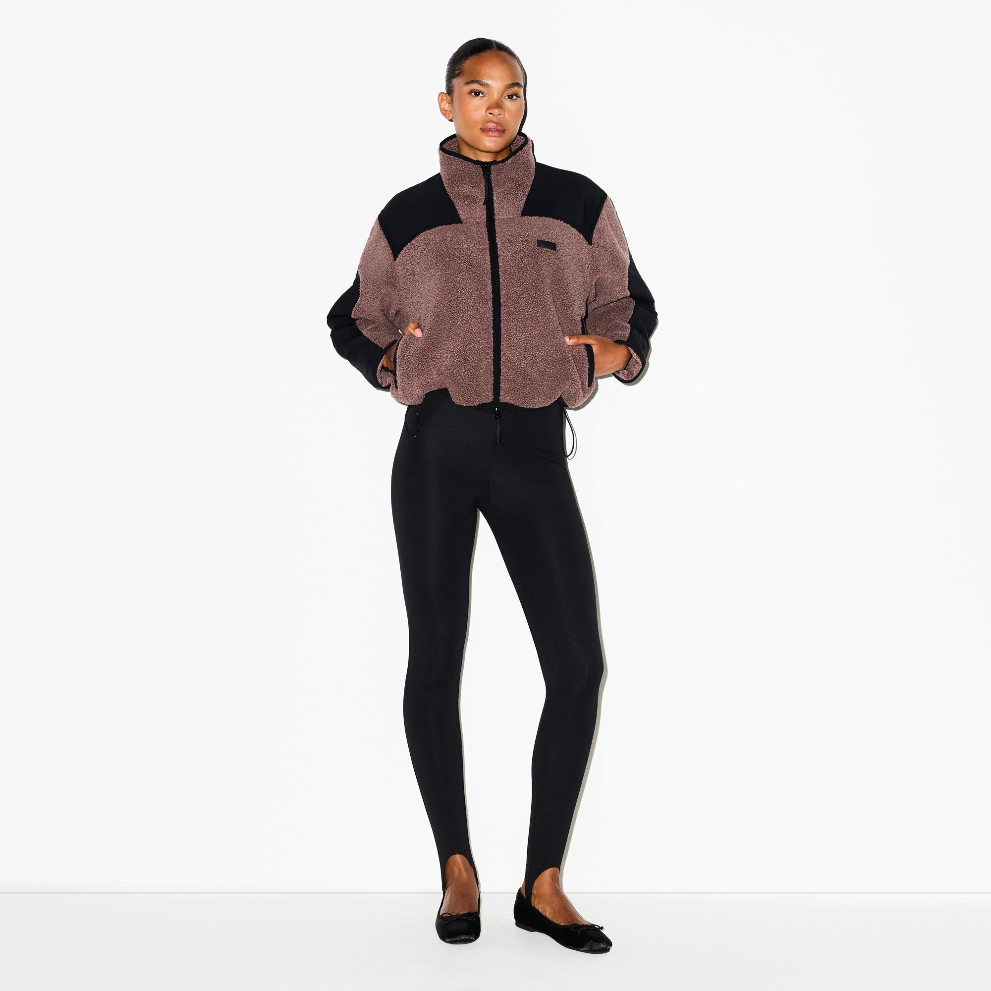 teddy boxy zip up jacket teddy boxy zip up jacket