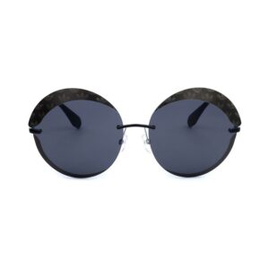 adidas ladies black round sunglasses or0019 24c 1
