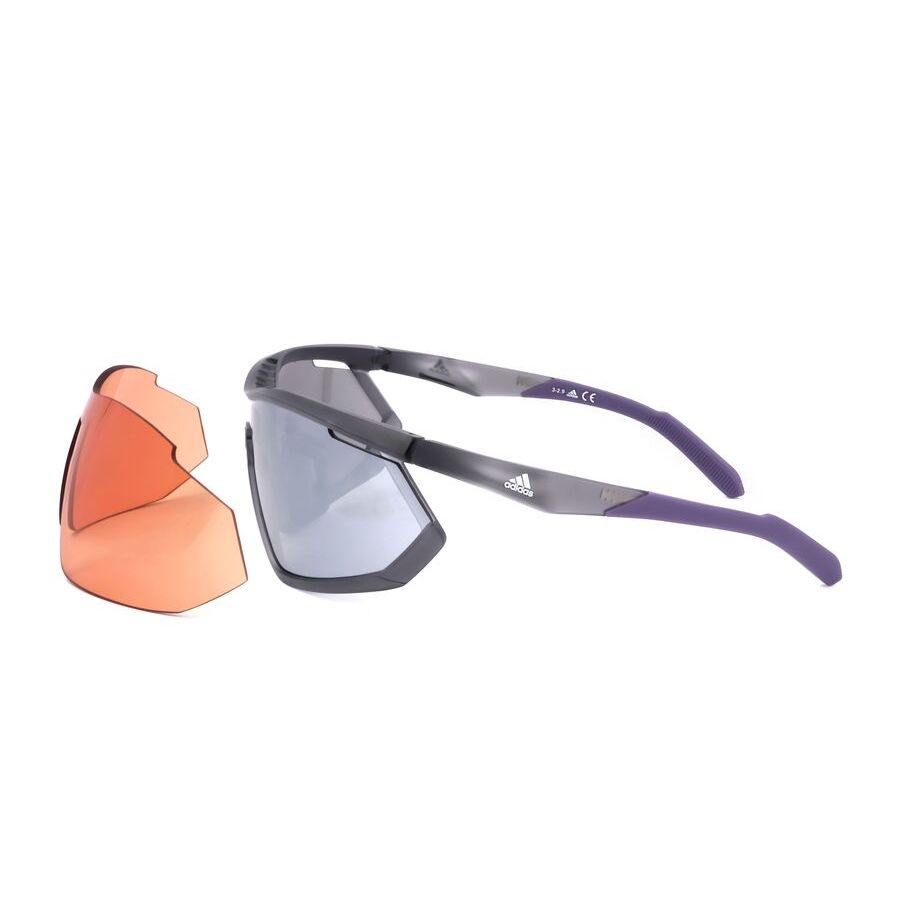 adidas ladies grey sport sunglasses sp0002 01g 3 adidas ladies grey sport sunglasses sp0002 01g 3