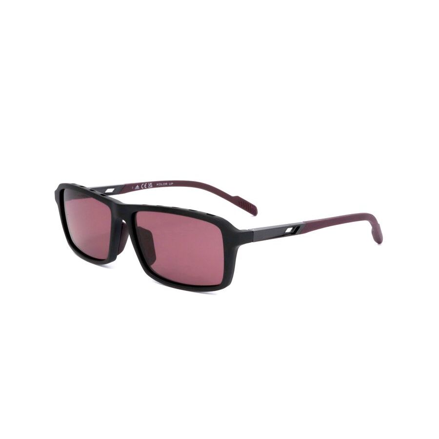 adidas men's black rectangular sunglasses sp0049 02s 2 adidas men's black rectangular sunglasses sp0049 02s 2