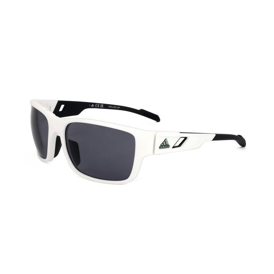 adidas men's white navigator sunglasses sp0069 24a 1 adidas men's white navigator sunglasses sp0069 24a 1