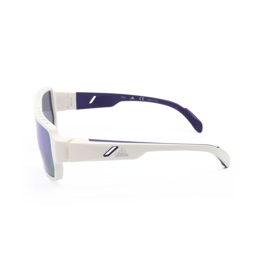 adidas men's white rectangular sunglasses sp0038 21z 2 adidas men's white rectangular sunglasses sp0038 21z 2