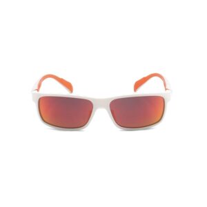 adidas men's white square sunglasses sp0023 02c 2