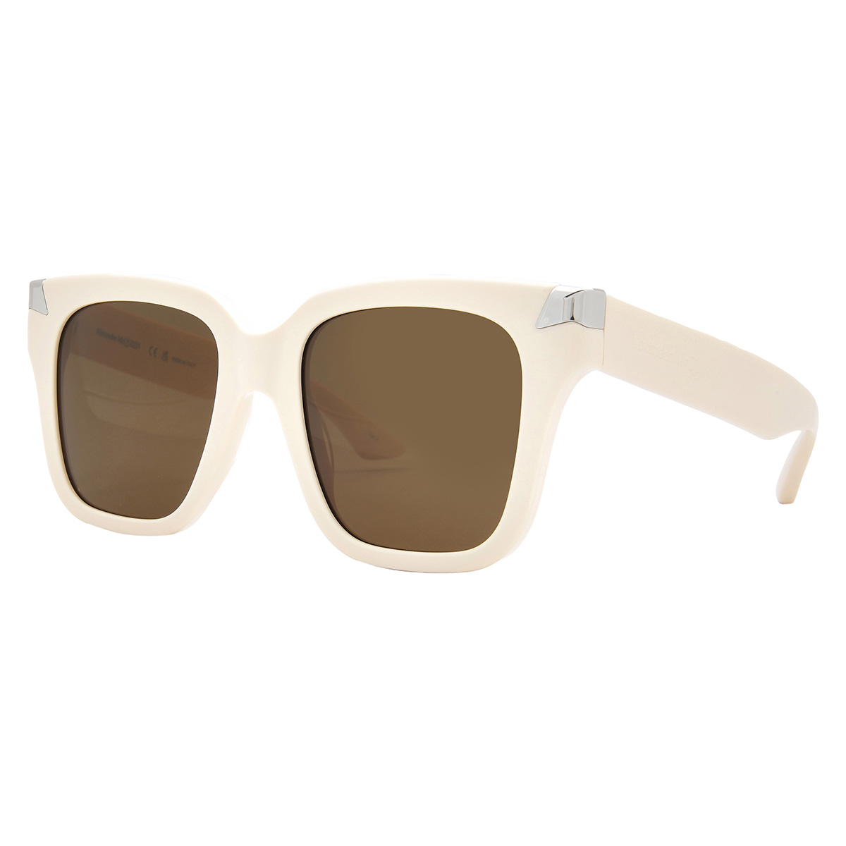 alexander mcqueen brown square ladies sunglasses am0440s 004 53 alexander mcqueen brown square ladies sunglasses am0440s 004 53