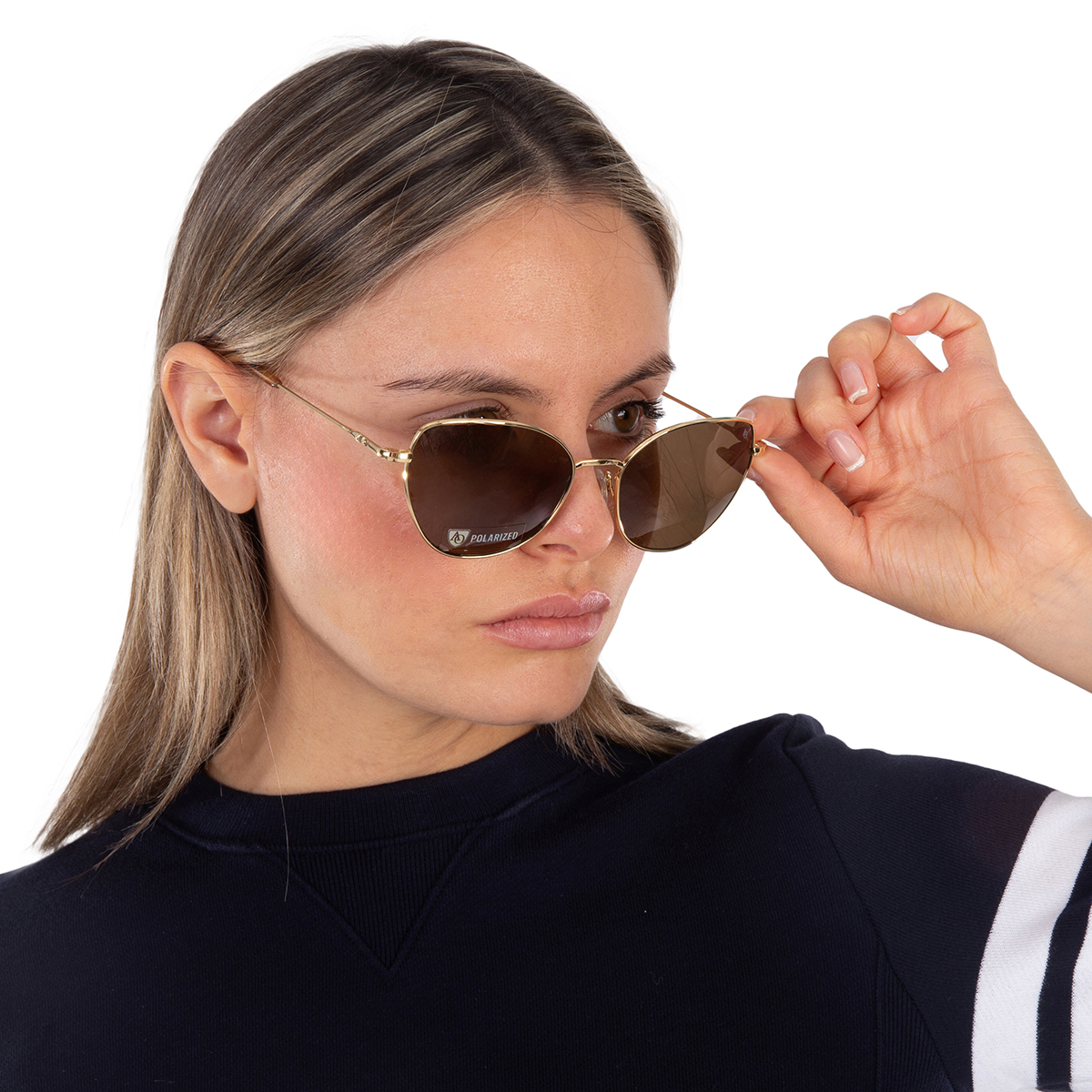 american optical polarized brown cat eye ladies sunglasses whitney p 1 55 american optical polarized brown cat eye ladies sunglasses whitney p 1 55