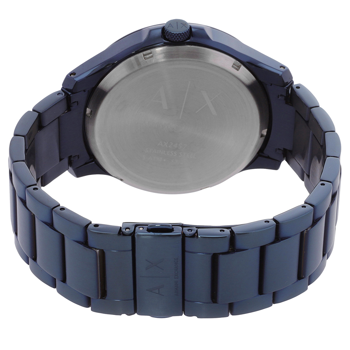 armani exchange automatic blue dial men's watch ax2457 armani exchange automatic blue dial men's watch ax2457